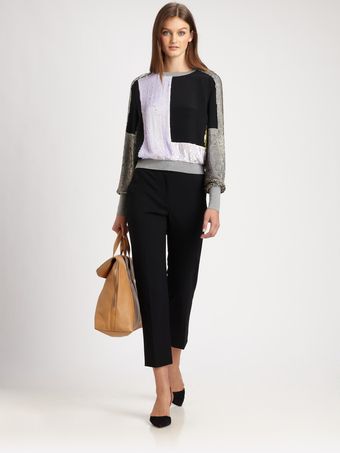 3.1 Phillip Lim Sequined Silk Top - Lyst
