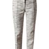 3.1 Phillip Lim Flecked Linencotton Cropped Trousers in Gray (white) - Lyst