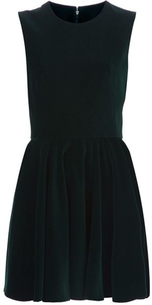 Alexander McQueen Pleated Sleeveless Dress - Lyst
