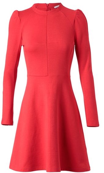 Carven Tailored Cotton Dress - Lyst