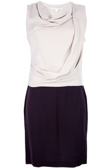 Diane Von Furstenberg Bicolour Silk Dress - Lyst