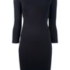 Dsquared2 Slit Shoulder Dress in Black - Lyst