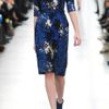 Erdem Sophia Embroidered Satin Twill and Lace Dress in Blue - Lyst
