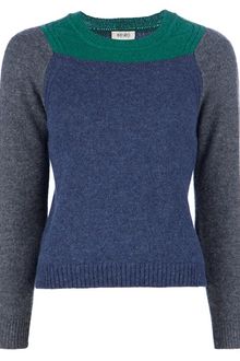 Kenzo Cropped Sweater - Lyst