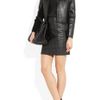 Lanvin KnitEffect Leather Jacket in Black - Lyst