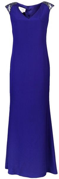 Marchesa Crepe Dress - Lyst