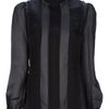 Mcq By Alexander Mcqueen Ruffle Blouse in Black - Lyst
