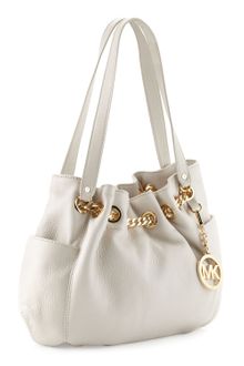Michael by Michael Kors Jet Set Medium Gathered Lacechain Tote - Lyst