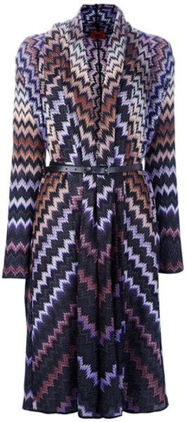 Missoni Zig Zag Knitted Cardigan in Multicolor (multicoloured) - Lyst