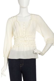 Nanette Lepore Flirtatious Silk Blouse - Lyst