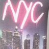 River Island Tshirt with Nyc Neon Logo in White for Men - Lyst