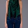 Alexander Mcqueen Leopard Print Scarf in Green (leopard) - Lyst