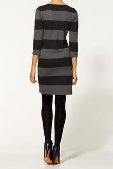 Long Sleeve Sweater Dress on Calvin Klein Color Block Long Sleeve Sweater Dress   Lyst