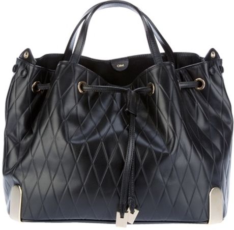 Chloé Bucket Bag in Black - Lyst