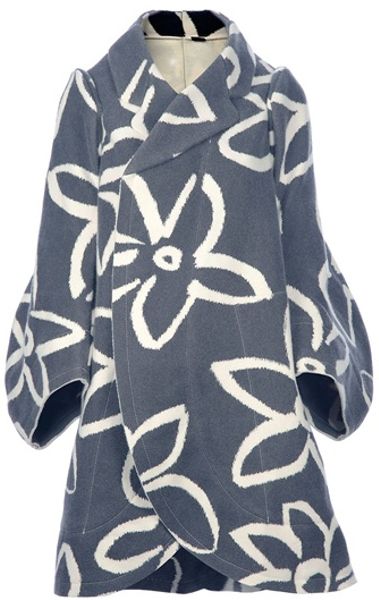 Comme Des Garçons Oversize Structured Coat in Gray (grey) - Lyst