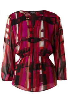 Episode Printed Long Sleeve Blouse - Lyst