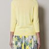 Erdem Yanne Printed Front Cardigan in Yellow (lemon) - Lyst