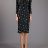 Mcq By Alexander Mcqueen Printed Dress in Black - Lyst