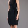 Paper London Structured Shift Dress in Black - Lyst