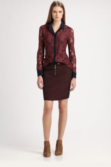 Roseanna Lace Contrast Shirt - Lyst