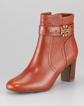 Tory Burch Elina Logo Ankle Boot - Lyst