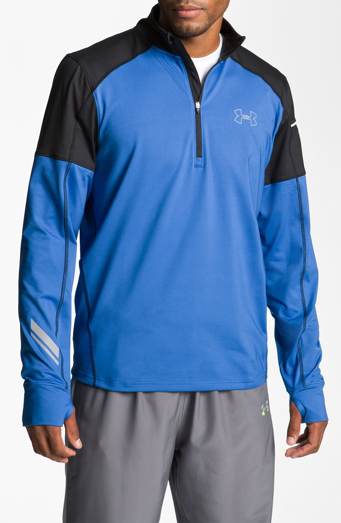 Under Armour Storm Run Quarter Zip Pullover in Blue for Men (squadron
