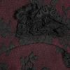 Alexander Mcqueen Lace Appliquéd Tulle and Wool Crepe Dress in Red (burgundy) - Lyst
