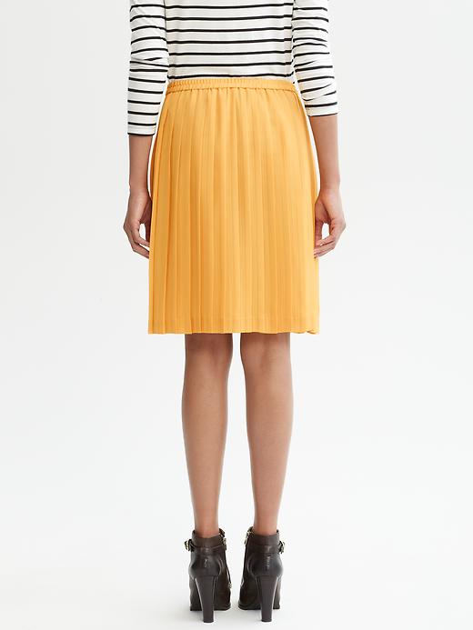 Banana Republic Pleated Aline Skirt in Gold (gold orchid ) Lyst