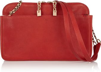Chloé Lucy Leather Clutch - Lyst