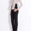 Elie Saab Sl Jumpsuit in Beige (black) - Lyst