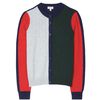 Kenzo Color Block Cashmere Cardigan in Multicolor (blue) - Lyst