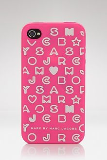 Marc By Marc Jacobs Iphone Case 4g Stardust Logo - Lyst
