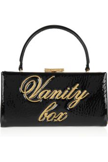 Moschino Cheap & Chic Vanity Box Patent Leather Clutch - Lyst