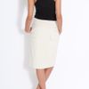 Preen Scuba Crepe Pencil Sue Skirt in White - Lyst