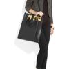 Sophie Hulme Leather Tote in Black - Lyst