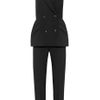 Stella Mccartney Jodie Wool Twill Tuxedo Jumpsuit in Black - Lyst