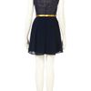 Topshop Glitter Crinkle Dress By Wal G in Blue (navy blue) - Lyst