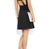 Victoria Beckham Cut Out Back Crepe Dress in Black - Lyst