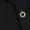 Victoria Beckham Cut Out Back Crepe Dress in Black - Lyst