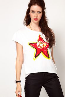 Vivienne Westwood Anglomania For Lee Sunday Box Tee with Star Print - Lyst