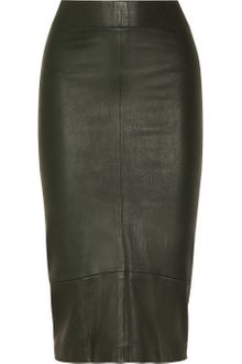 Zero + Maria Cornejo Leather Pencil Skirt - Lyst