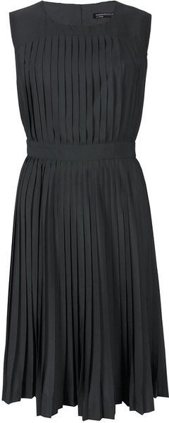 Allsaints Raegan Dress in Black (slate) - Lyst