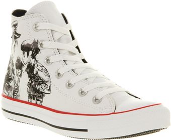 Converse All Star Hi Gorillaz White Print - Lyst