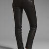 Free People Vegan Leather Seamed Skinny Pant in Black - Lyst