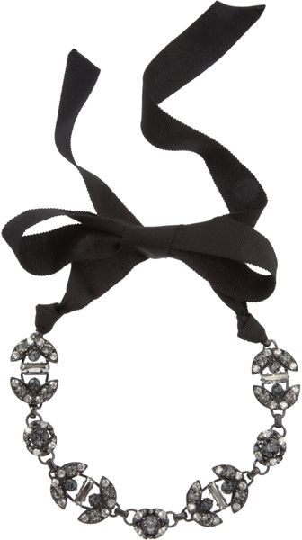 Lanvin Crystal Barbara Choker - Lyst