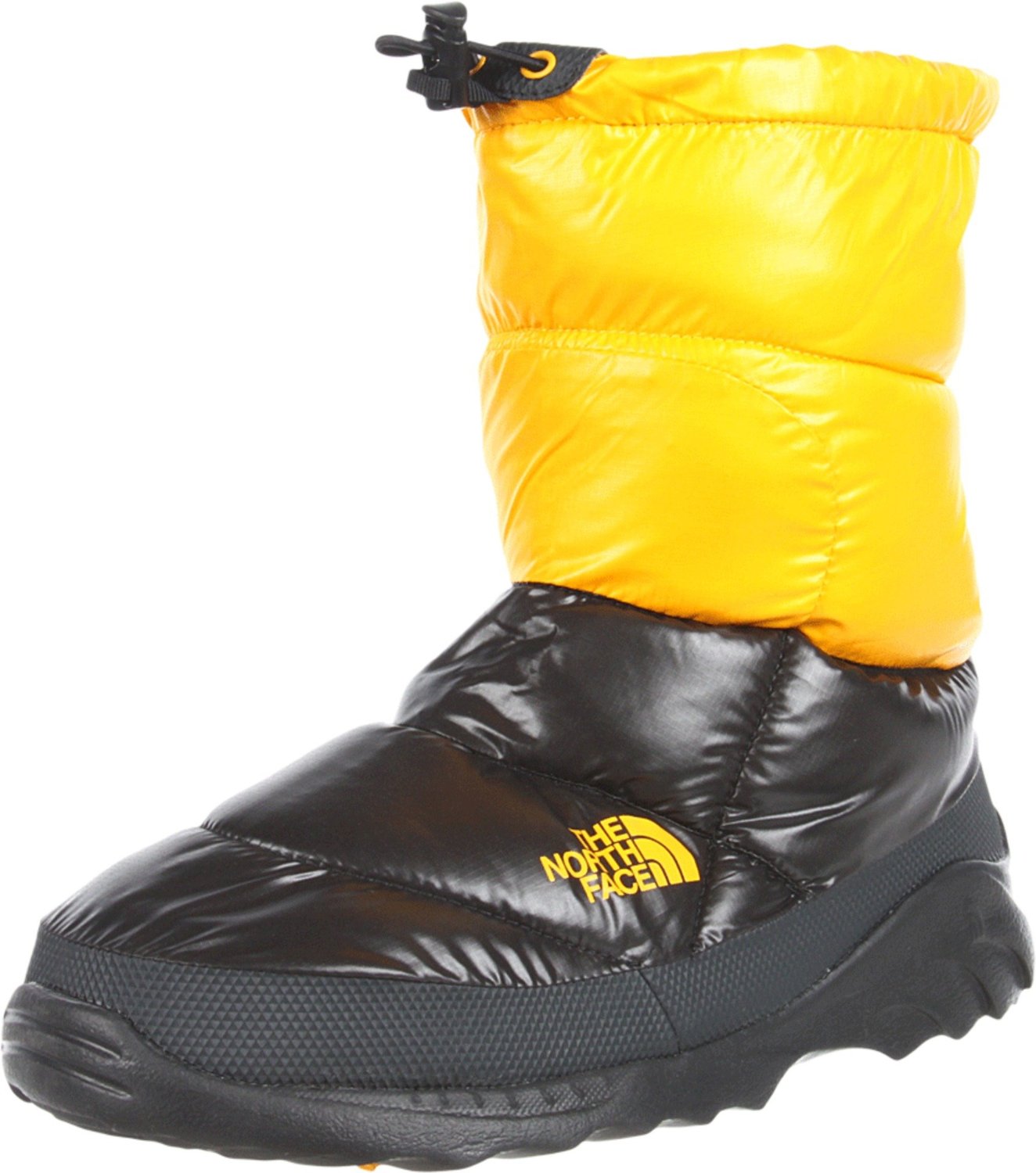the north face nuptse apres down insulated booties in cream