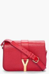 Yves Saint Laurent Medium Red Chyc Shoulder Bag