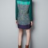Zara Cashmere Tunic Dress in Green (emerald green) - Lyst