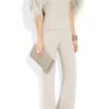 Alexander Mcqueen Ostrich Feather Shrug in Gray - Lyst