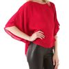 Alice + Olivia Hampton Dolman Sleeve Top in Red - Lyst